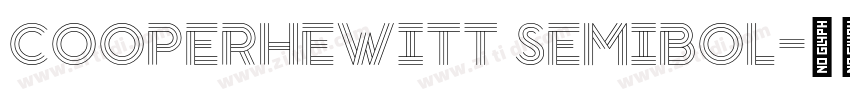 CooperHeWitt semibol字体转换